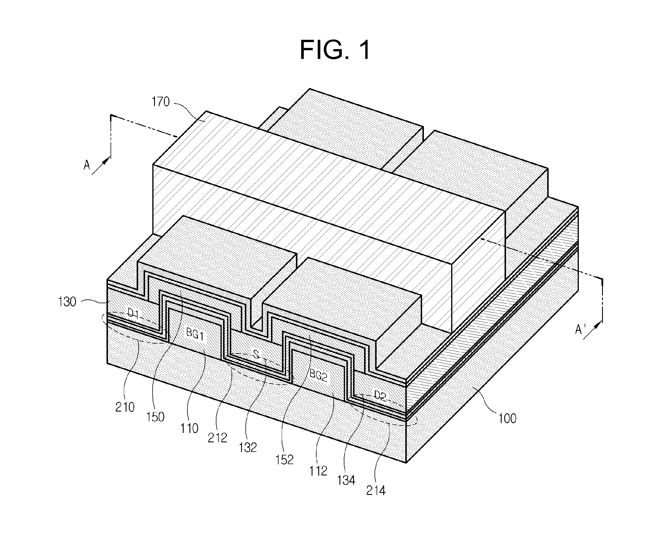 Neuromorphic device with excitatory and inhibitory functionalities