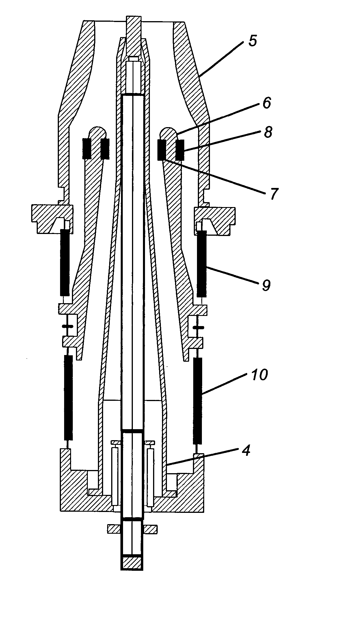 Coaxial cavity gyrotron with two electron beams