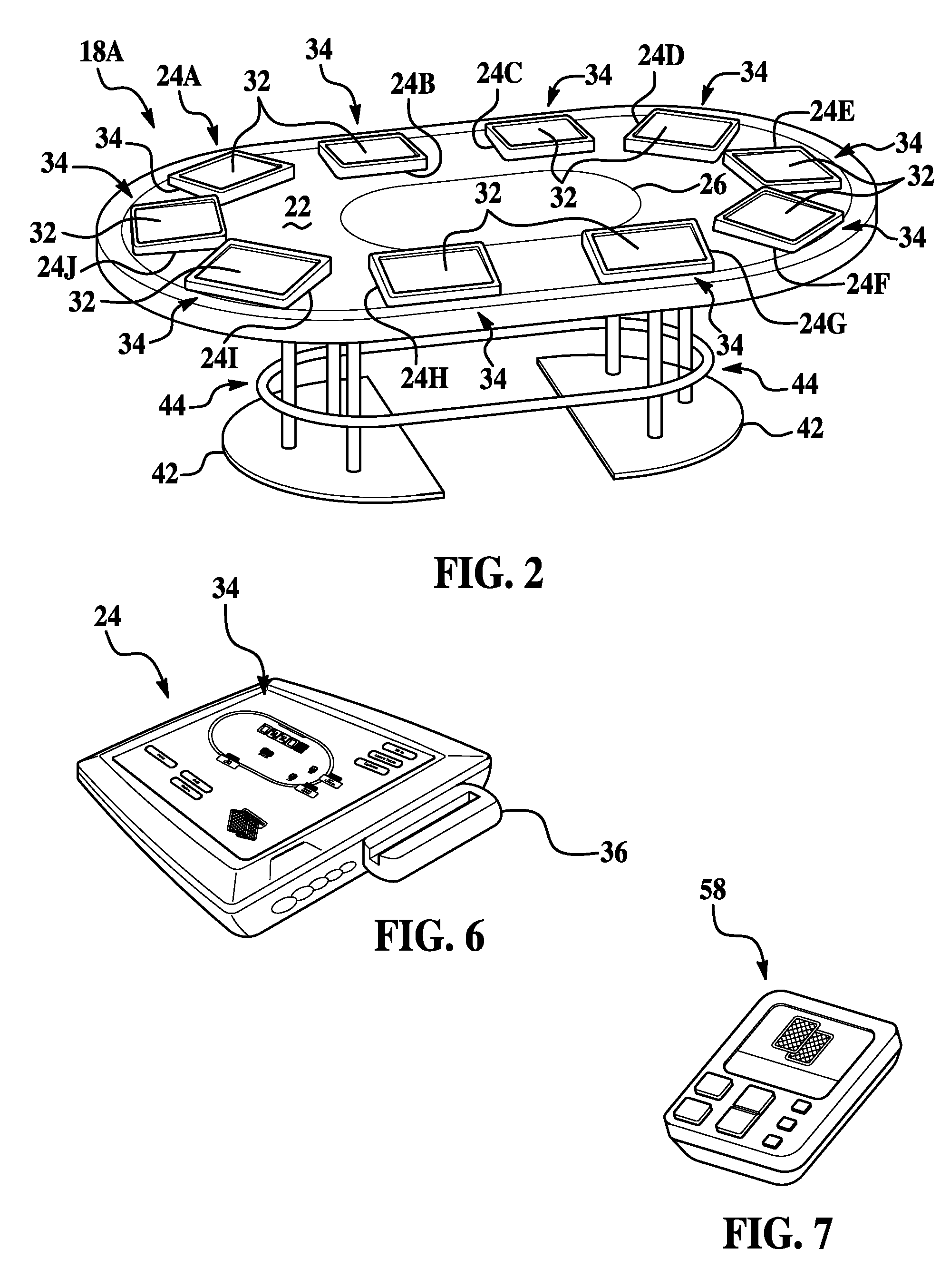 Queuing system and method for a gaming table