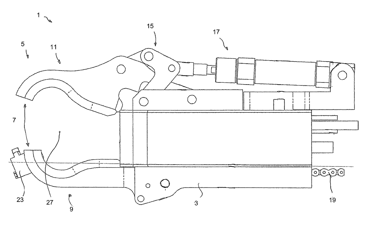 Device and method for automatically twisting metal wires, in particular for connecting adjacent, preferably mutually intersecting structure elements