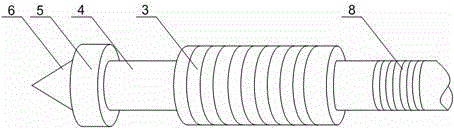 Bearing oil seal pulling-out structure