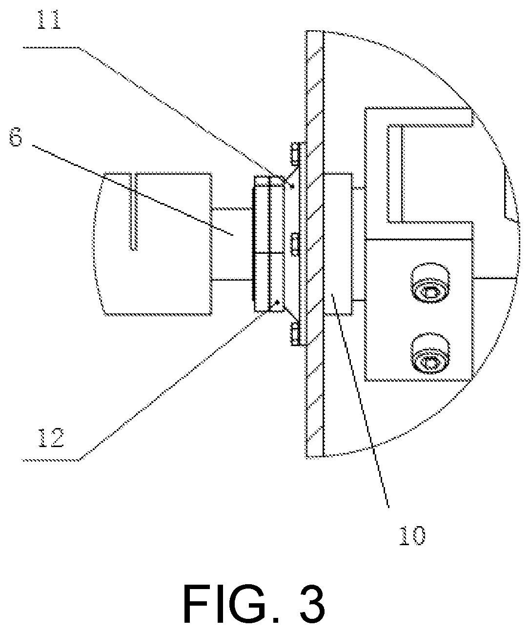 Processing device and working method for film cooling holes on blade of aviation engine