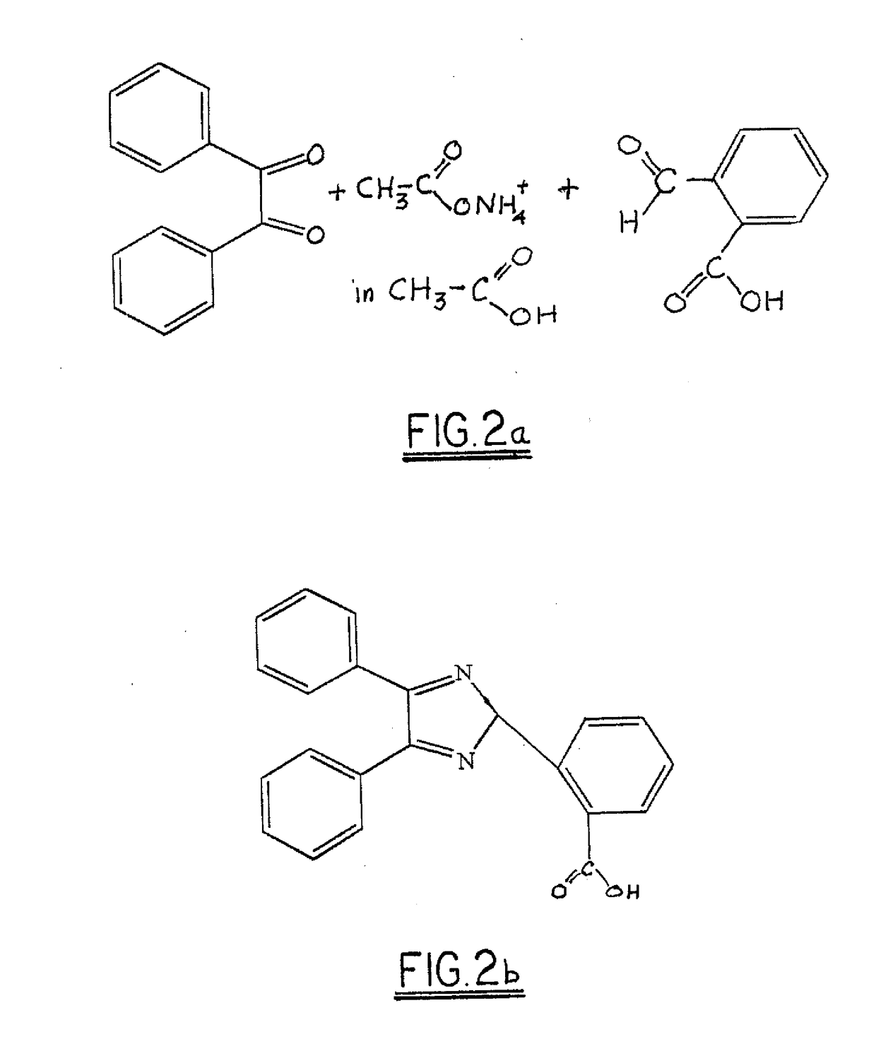 Method and apparatus for synthesizing a water-soluble hexaaryl biimidazole