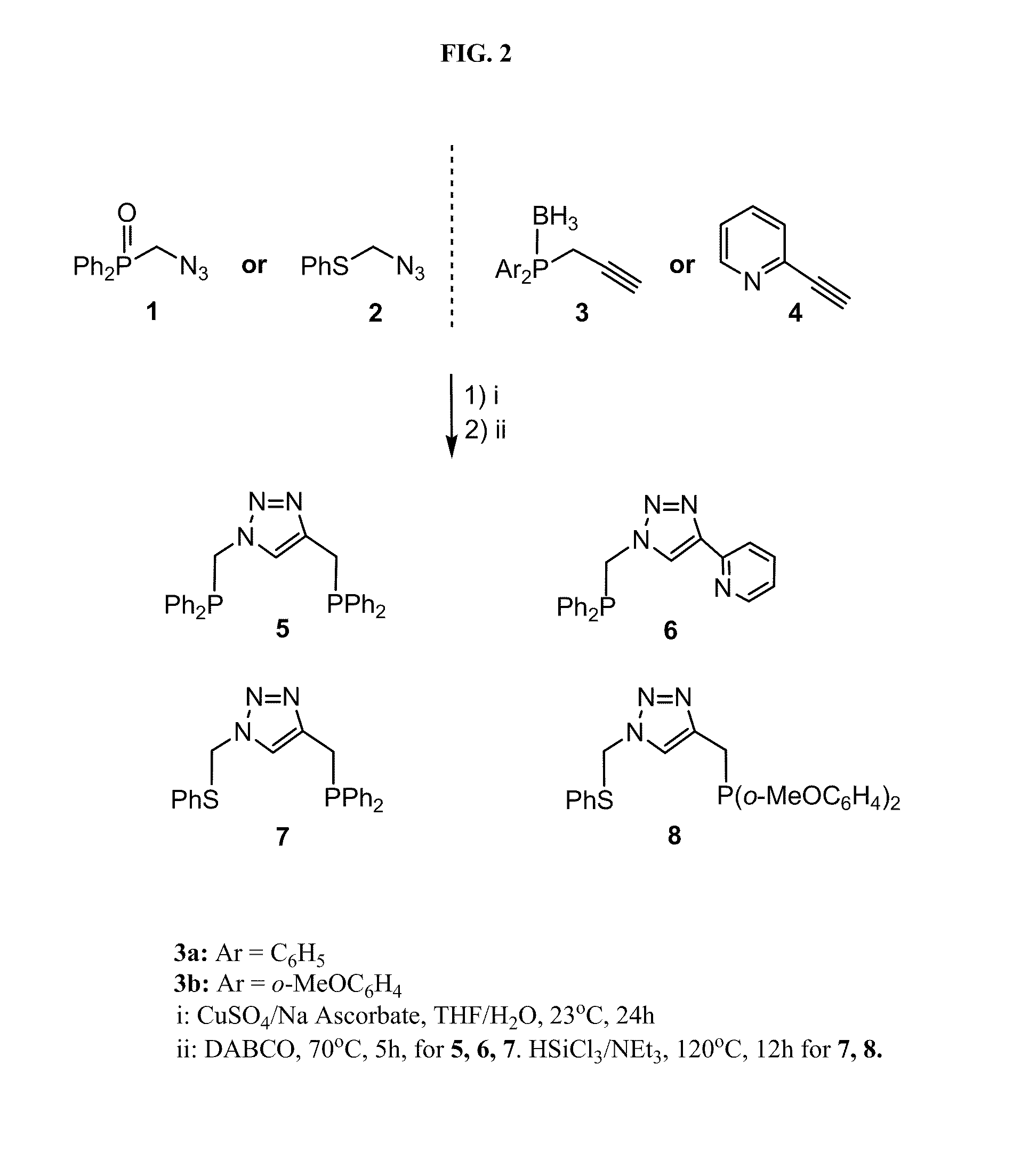 Novel diarylphosphine- and dialkylphosphine-containing compounds, processes of preparing same and uses thereof as tridentate ligands