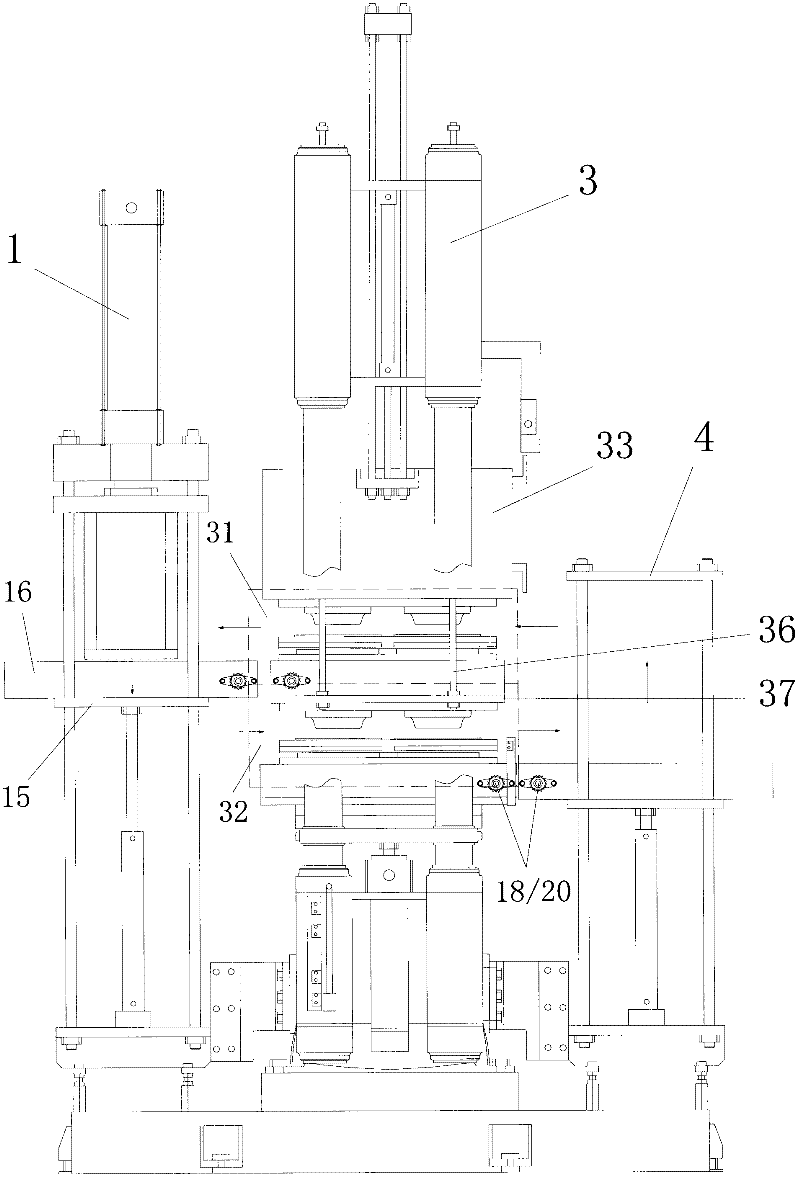 Rubber diaphragm circulation forming device