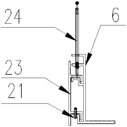 Quick-dismounting-type aluminum plate decorative component mounting structure