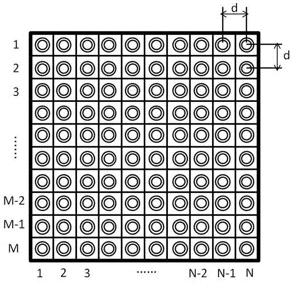 Large-scale ink-jet printing method for three-dimensional metamaterial array