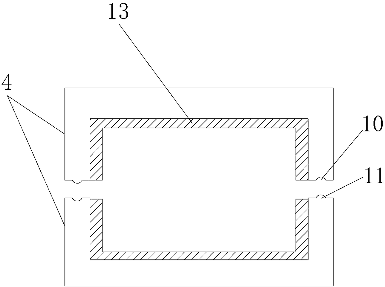 Temperature-measurement cable protection device for test and control for grain situation