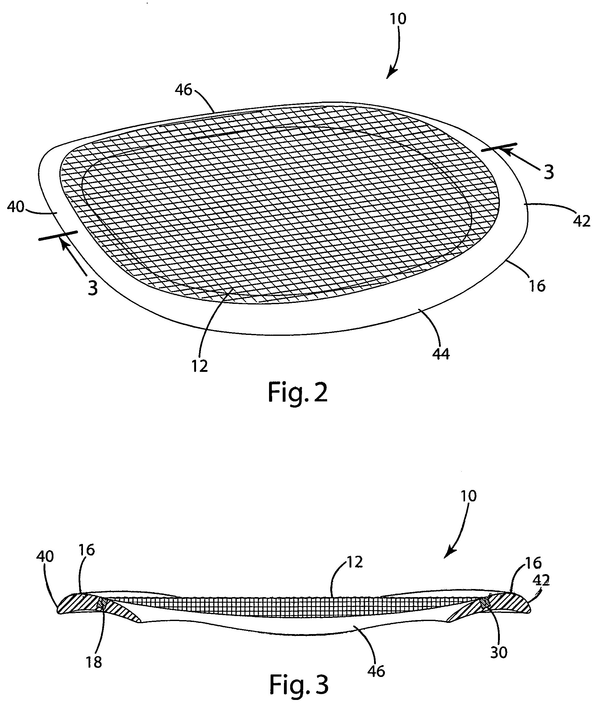 Elastomeric fabric load bearing surface