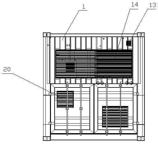Air-conditioning refrigerated container for polar environment