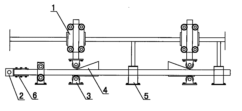 Cathode movement push rod mechanism