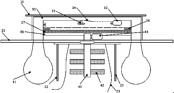 Environment-friendly river sewage monitoring and processing device