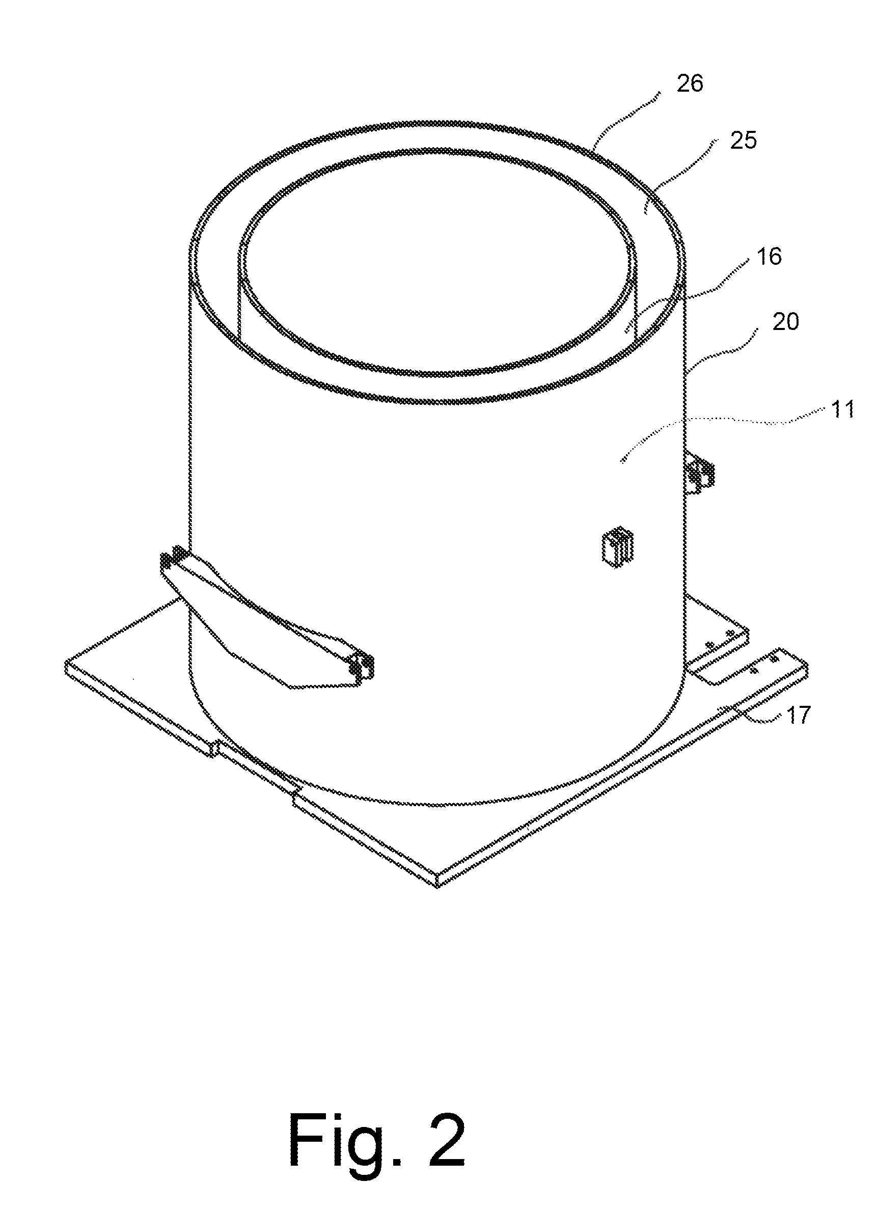 Lid actuation system for shielded cask