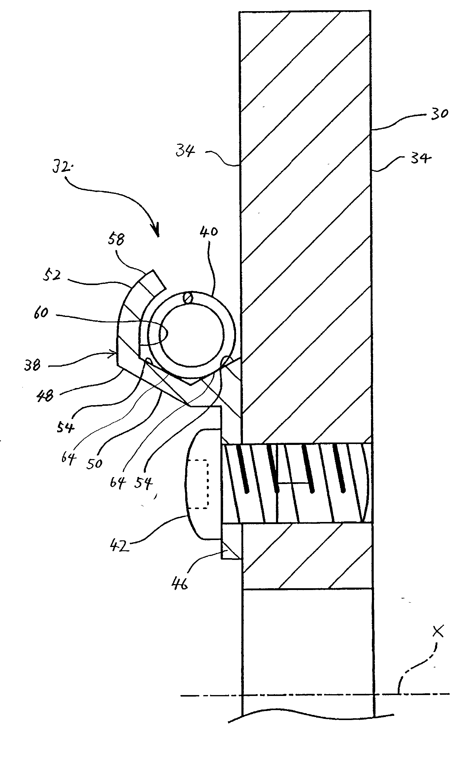 Vibration inhibiting structure for rotor