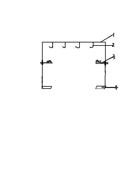 Anesthesia frame for operation