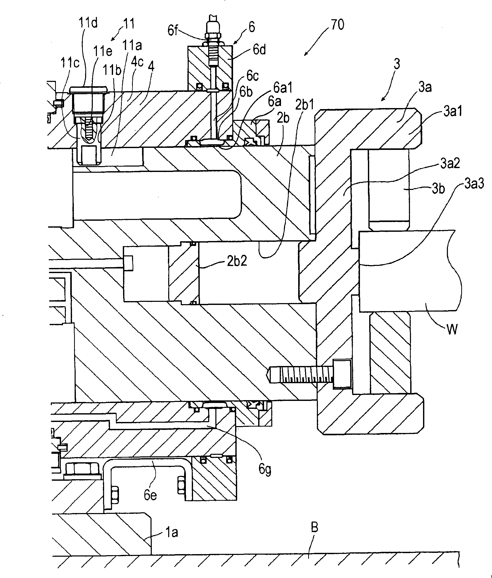 Workpiece support device and rotary indexer