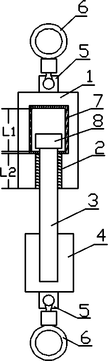 Insulating components for regulating traction on electrical installations