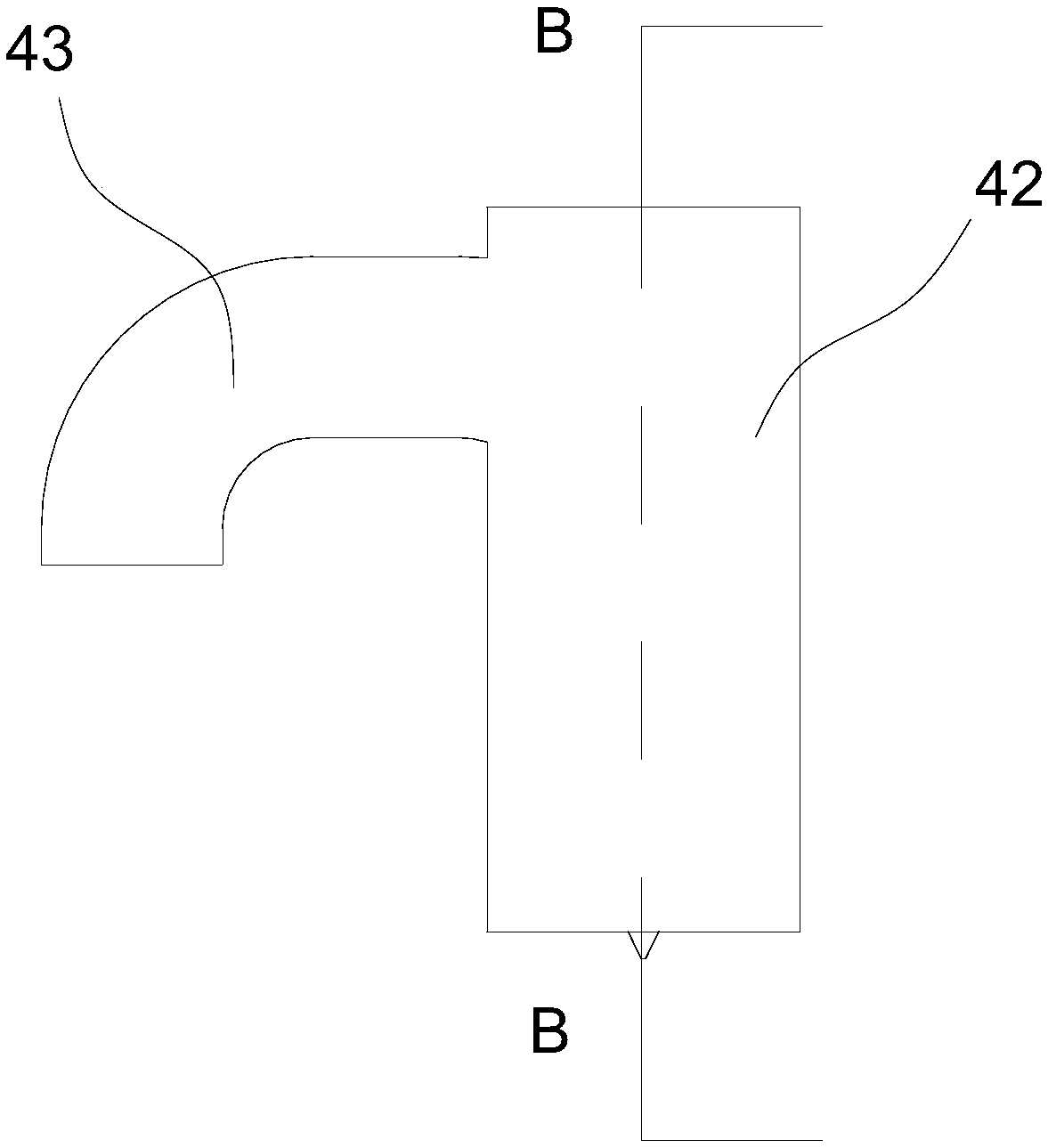 Hole boring soil casting device used in ginger plantation