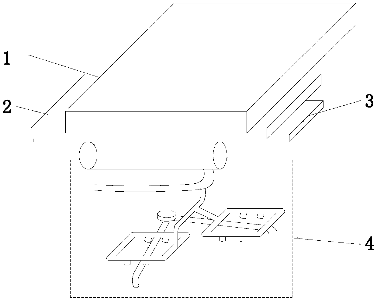 Pneumatic type jet flow washing and sucking desilting system for hydropower station overhauling gate groove