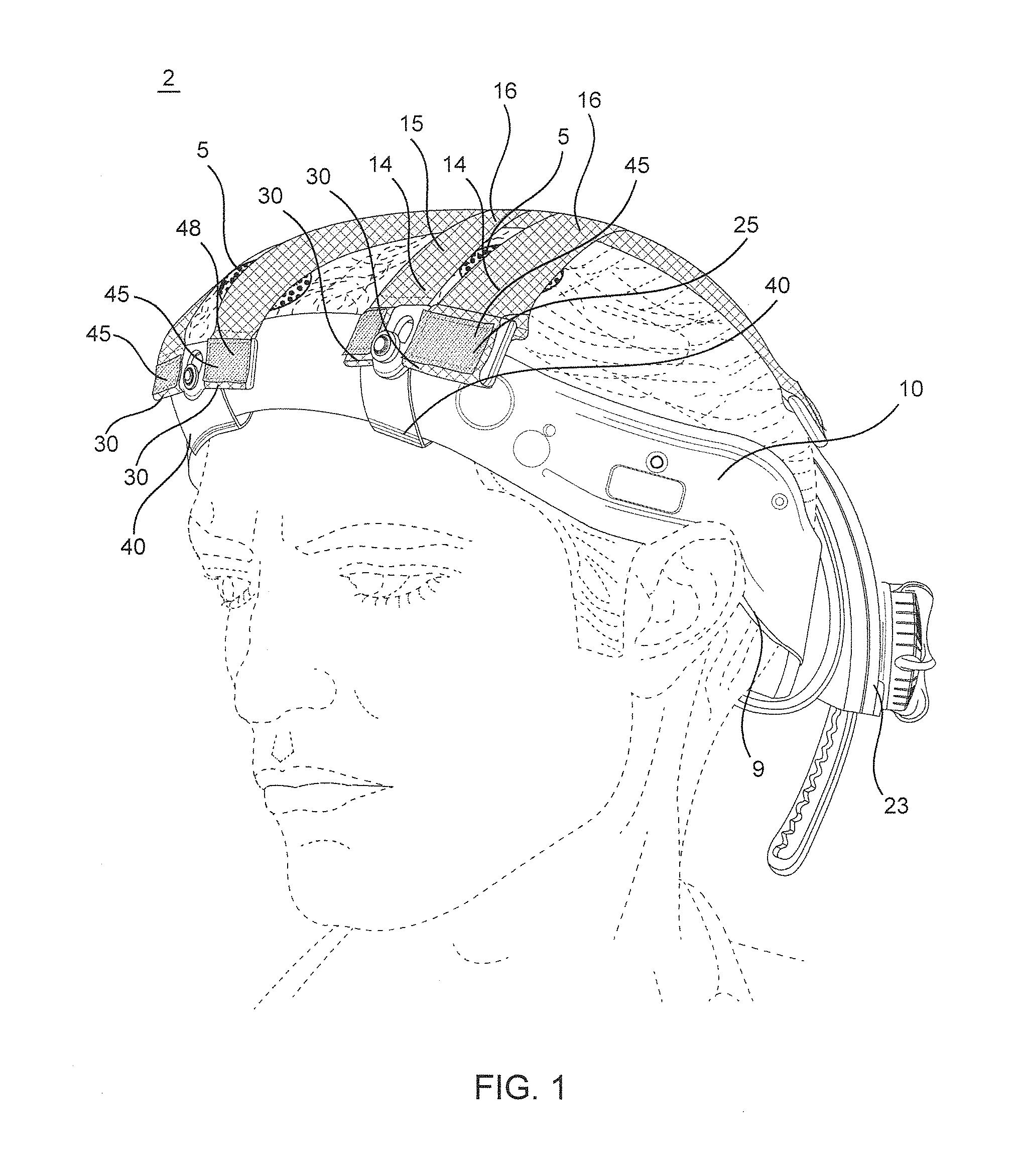 Electrode-retaining headband