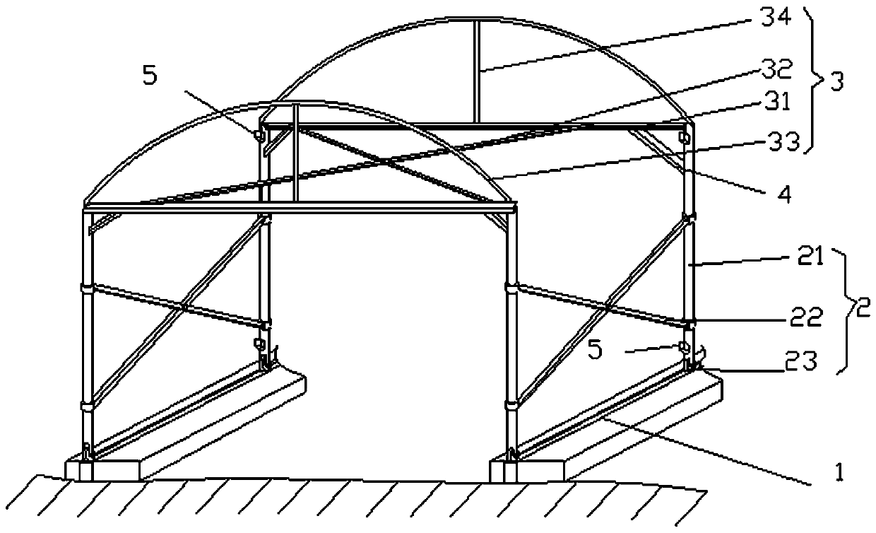 A high-quality and stable-yielding cultivation method for a conveniently retractable and foldable interlocking greenhouse and lotus mist