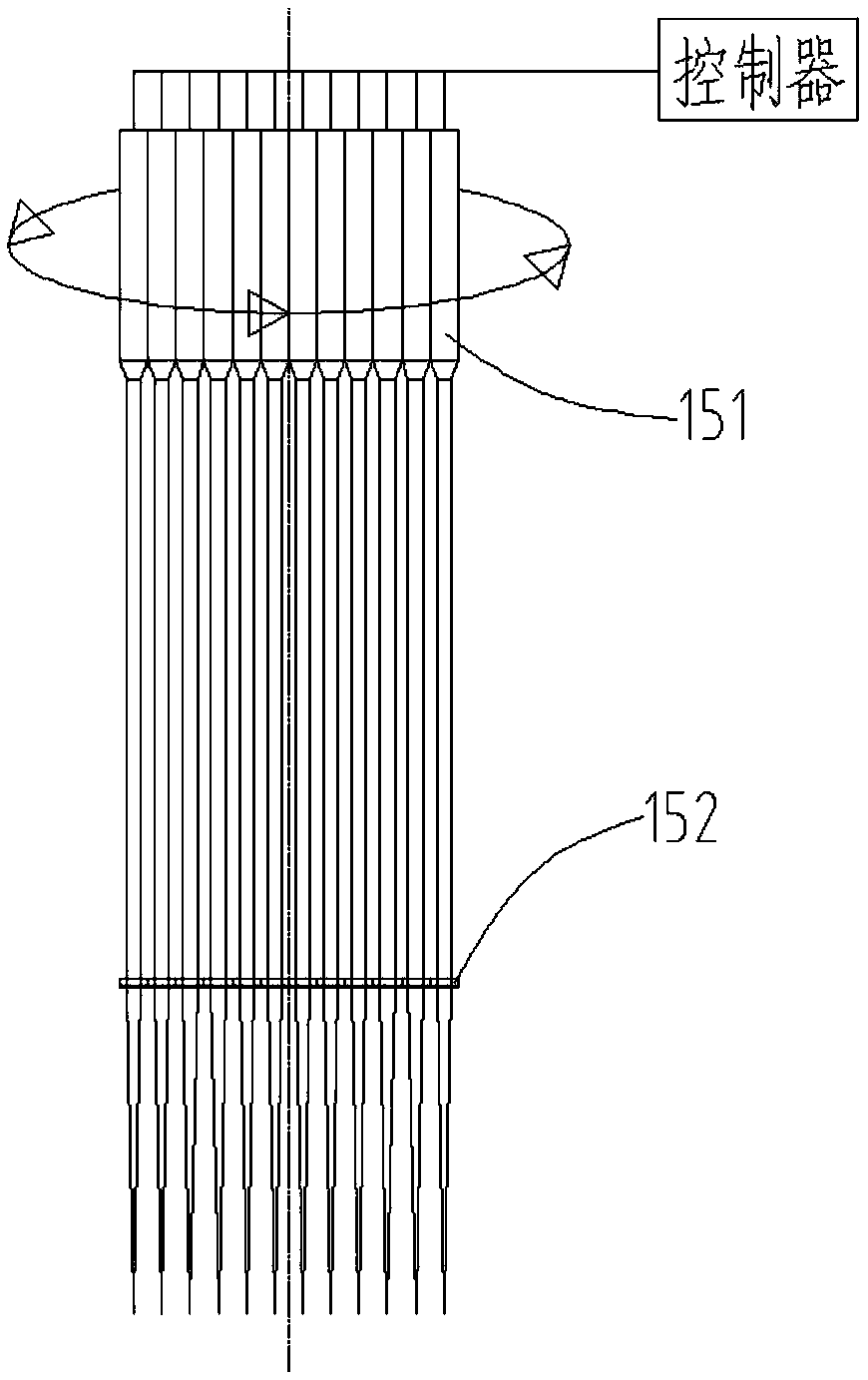 A device and method for drilling a hole using a laser beam
