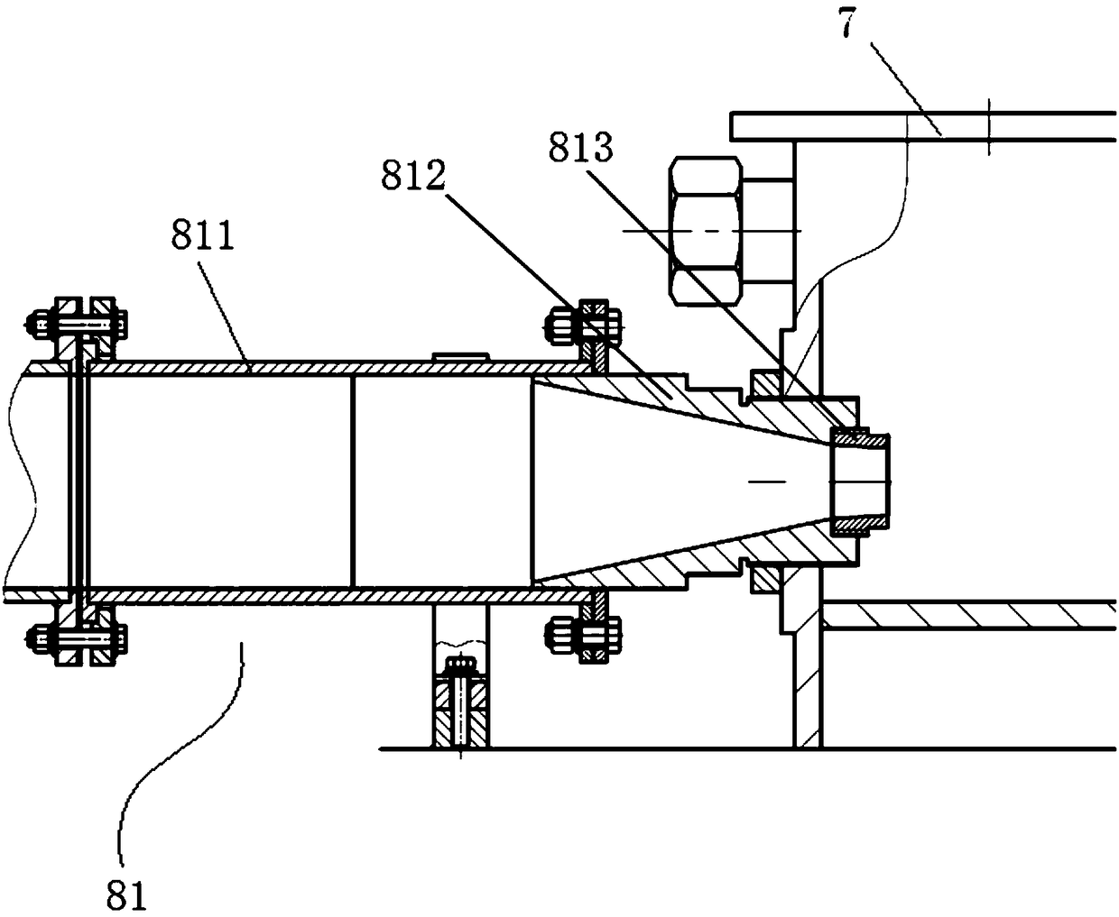 A powder feeding system