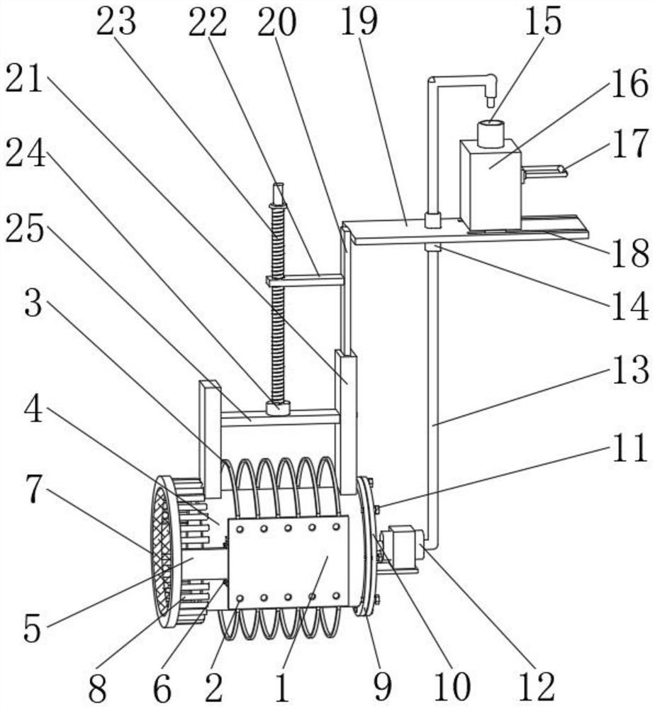 Self-adaptive monitoring device for water quality pollutants of urban water network