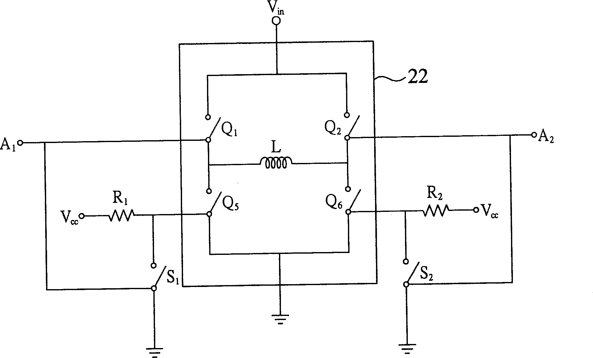 Whole-bridge circuit of raising anti-noise function