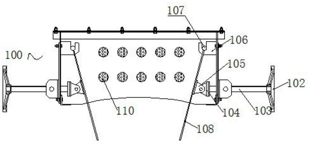 Full-sealed environment-friendly material guide device