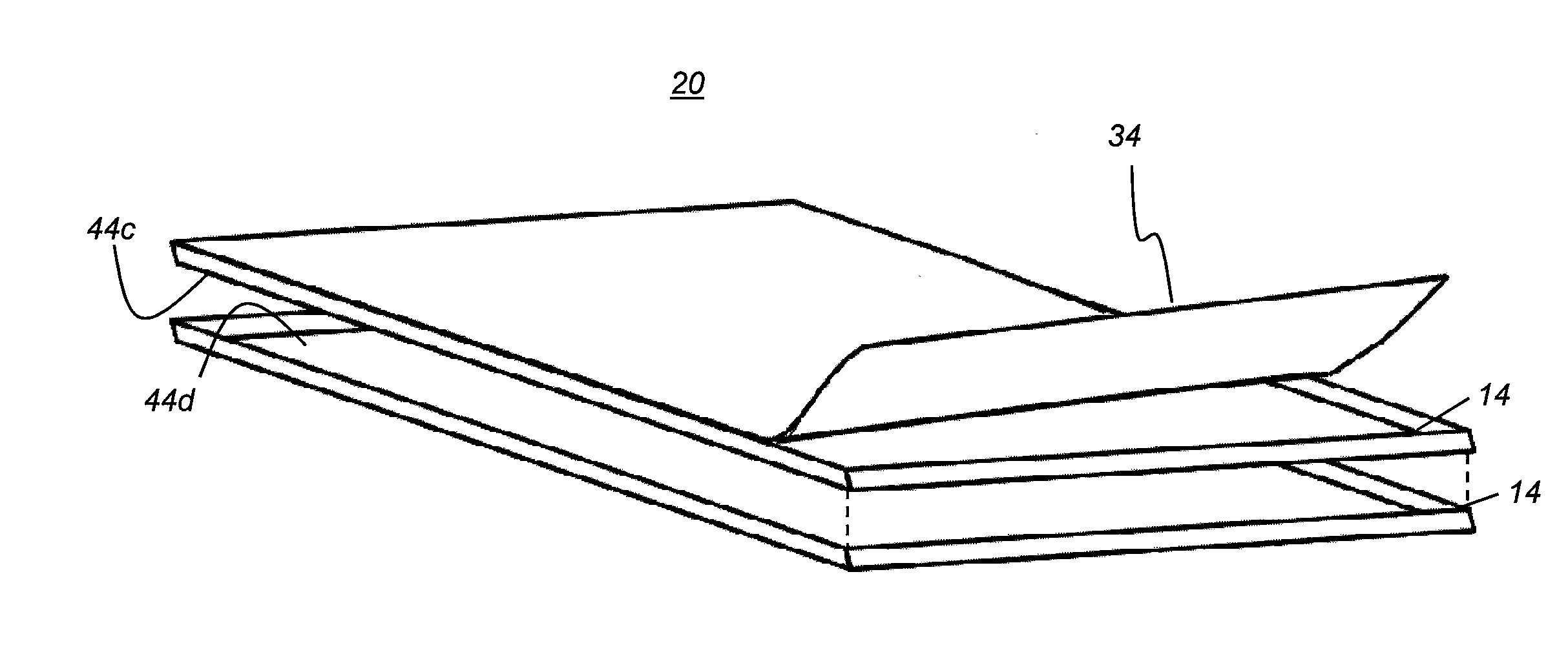 Impact protection for wireless digital detector glass panel