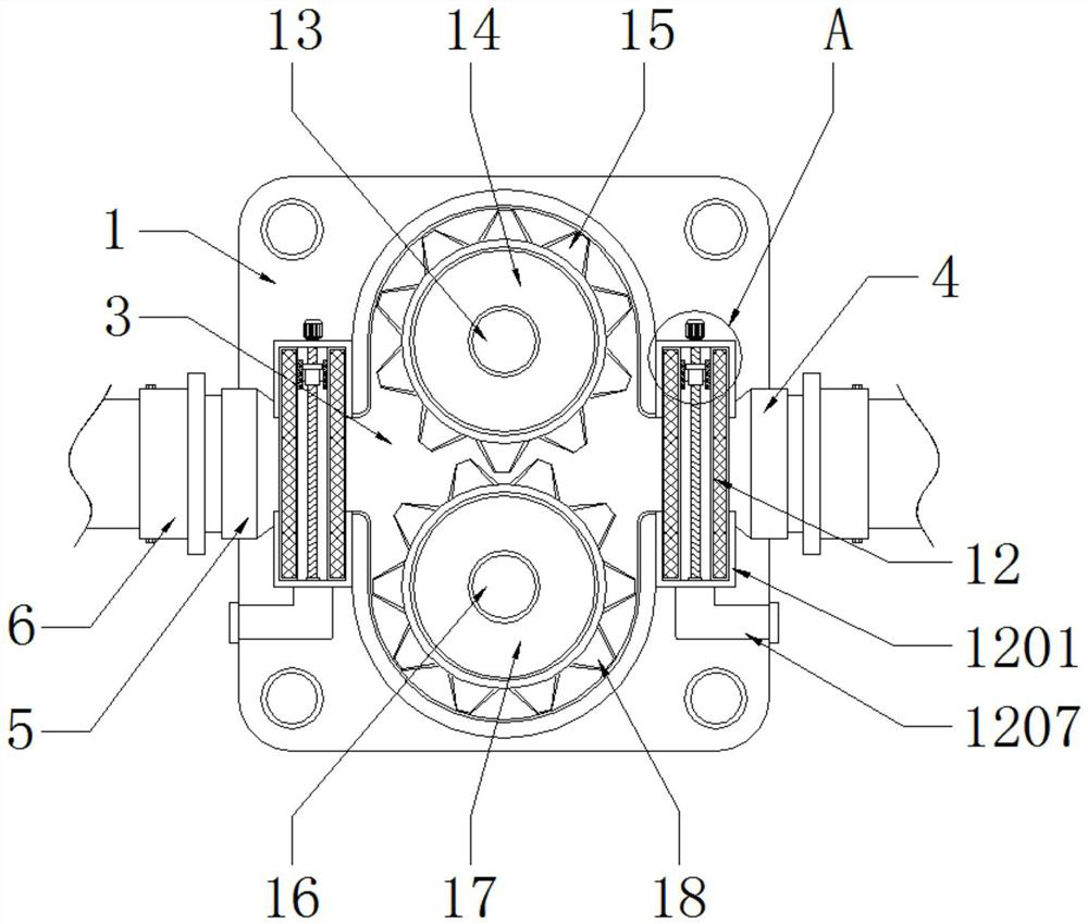 Oil delivery pump with sealing and tightening functions after butt joint for oil equipment