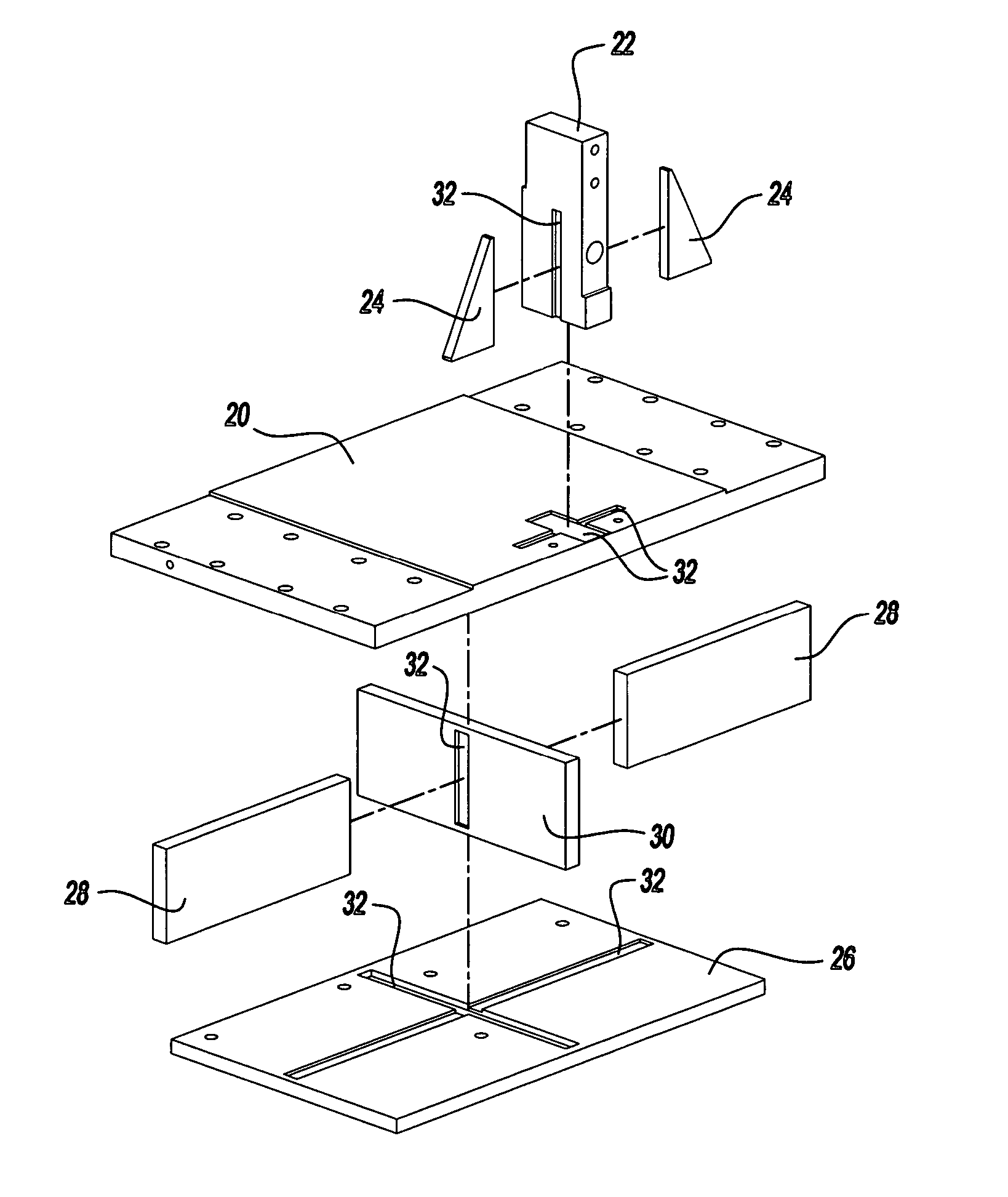 Computer programed method of forming and fabricating parts into an assembly