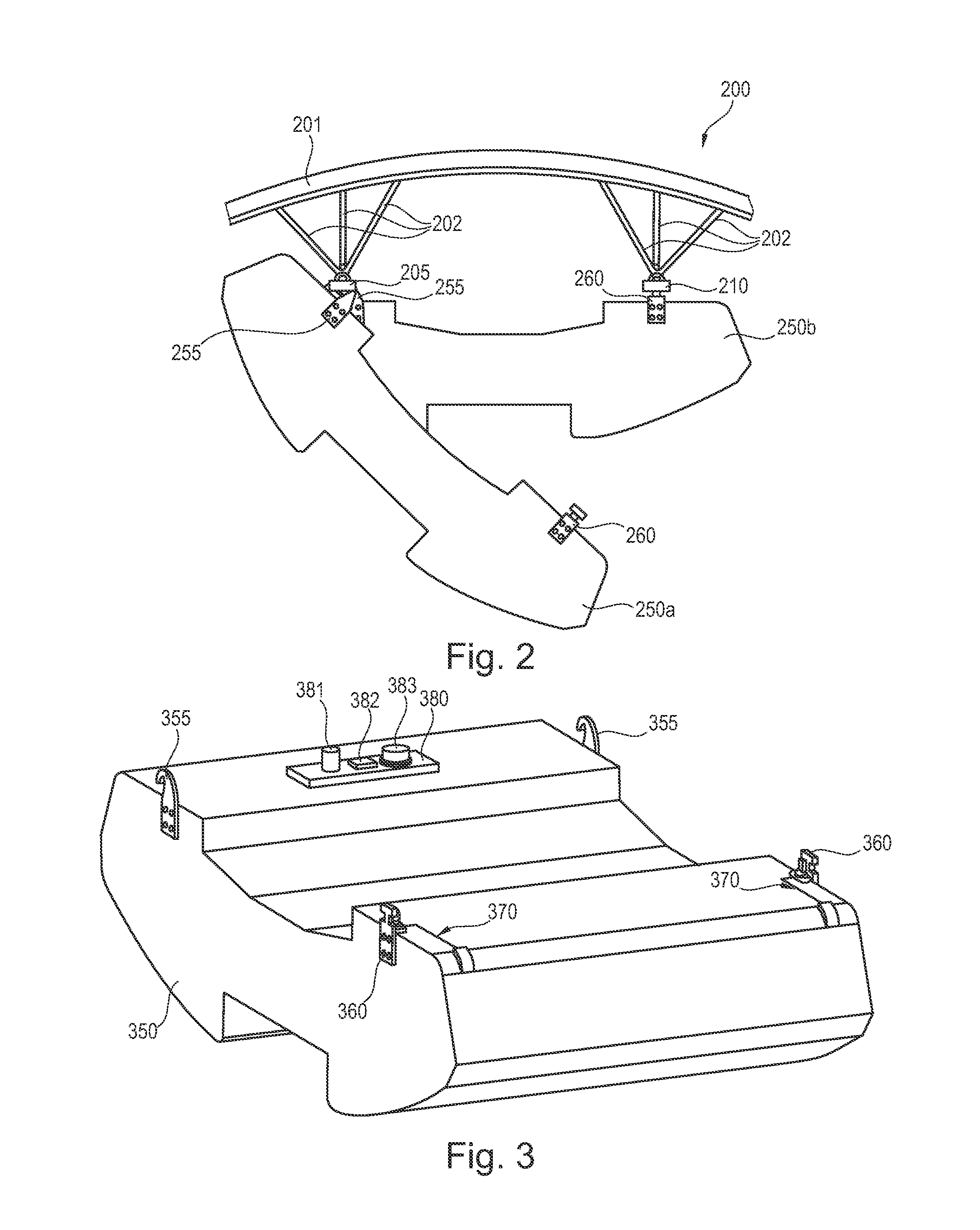 Quick-change fastening system for mounting an element to a fastening structure
