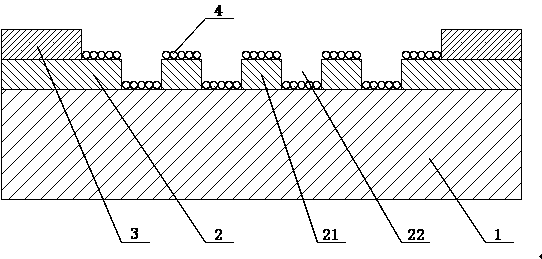 Superconductivity single photon detector with surface plasmon enhanced and manufacturing method thereof