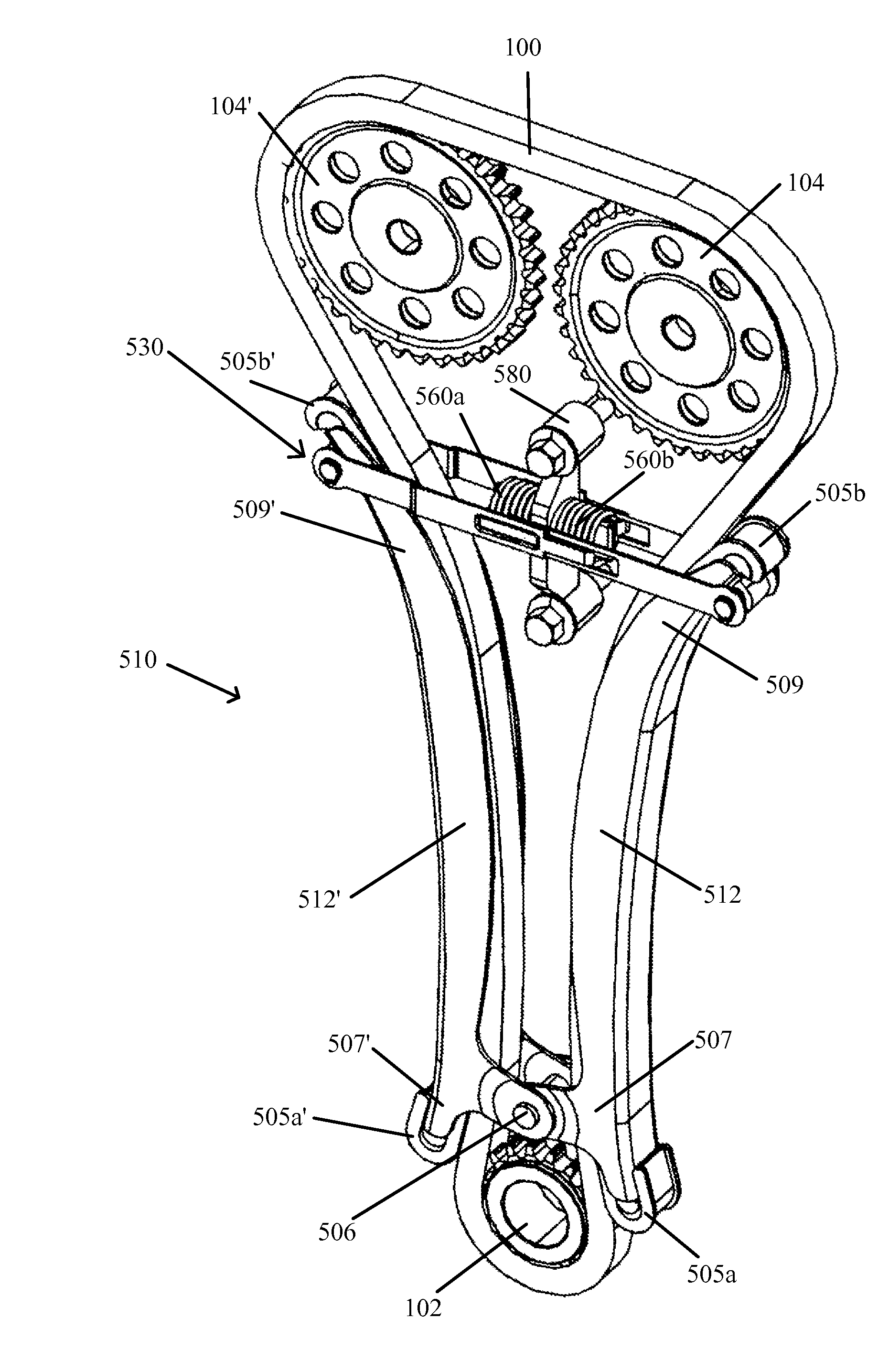 Anchored mechanical strap tensioner for multi-strand tensioning