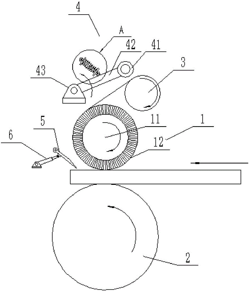 Cloth stripping machine