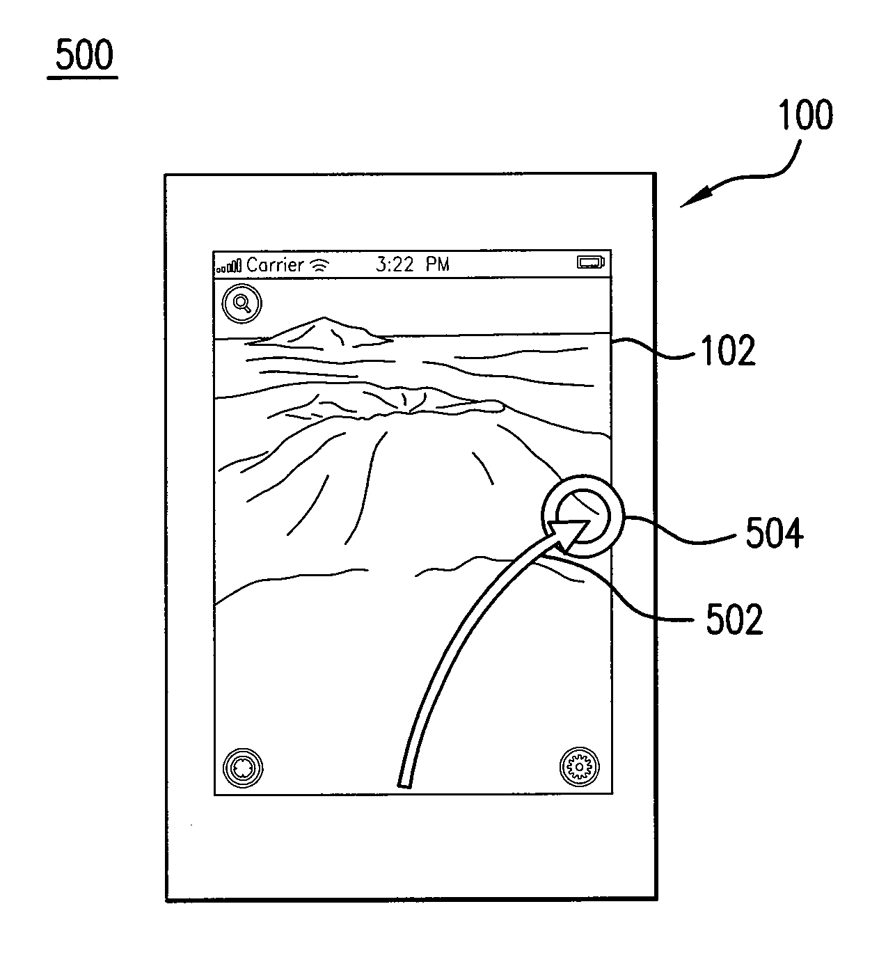 Anchored Navigation In A Three Dimensional Environment On A Mobile Device