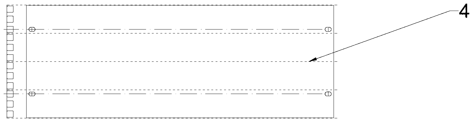 Installation and fixing support lug for rack equipment of communication system