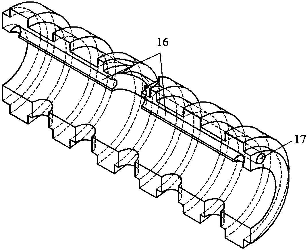 A jet tube servo valve capable of adjusting the axial position of the nozzle and its debugging method