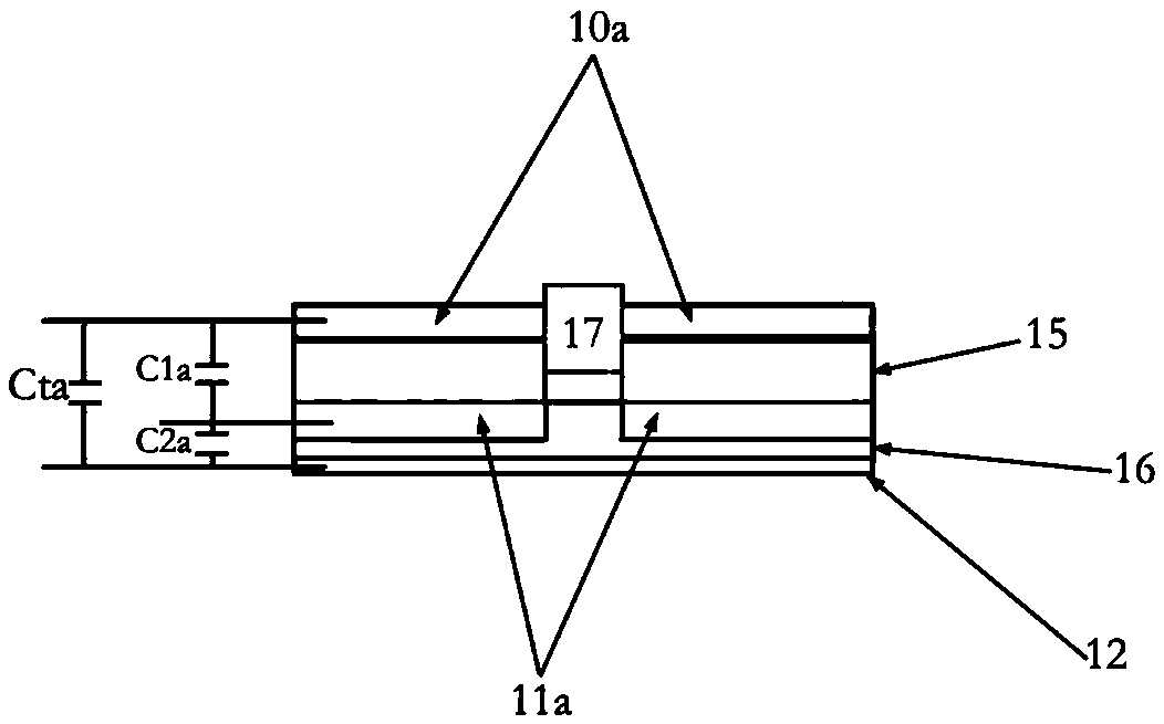 Pressure induction structure, pressure induction panel and pressure induction display device