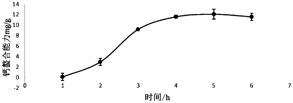 Novel calcium chelating peptide as well as preparation method and application thereof