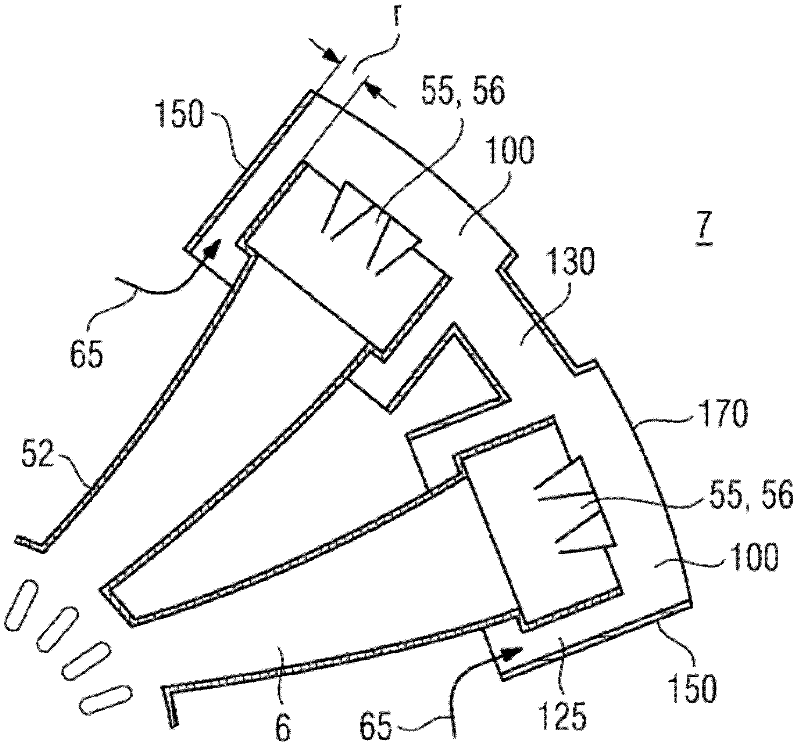 Burner system and method for damping such a burner system