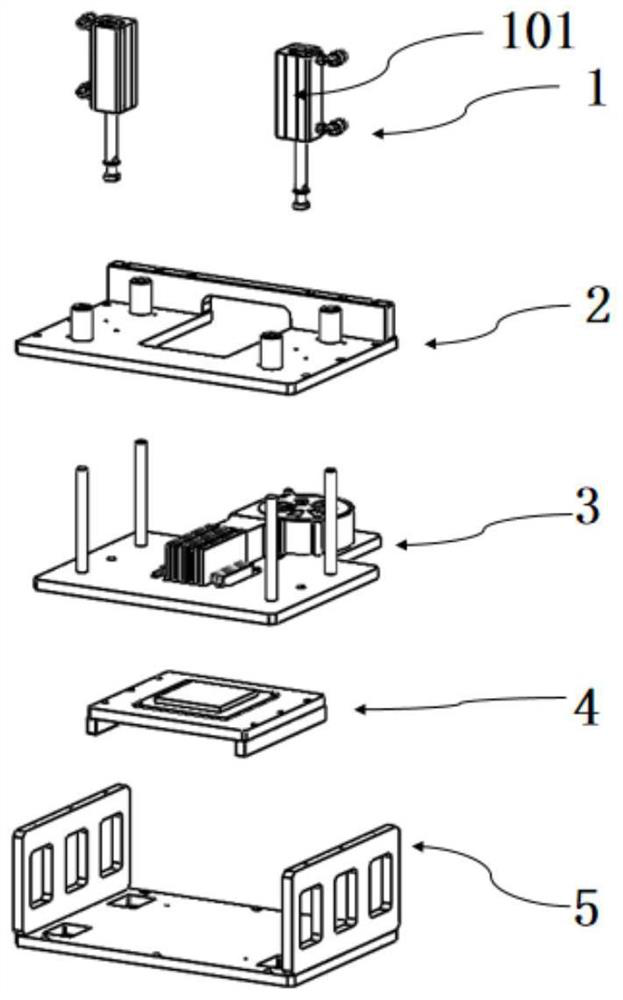 Automatic heat dissipation verification platform and verification method