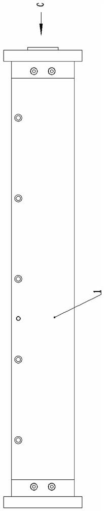 Online detection device for gaseous mercury atoms