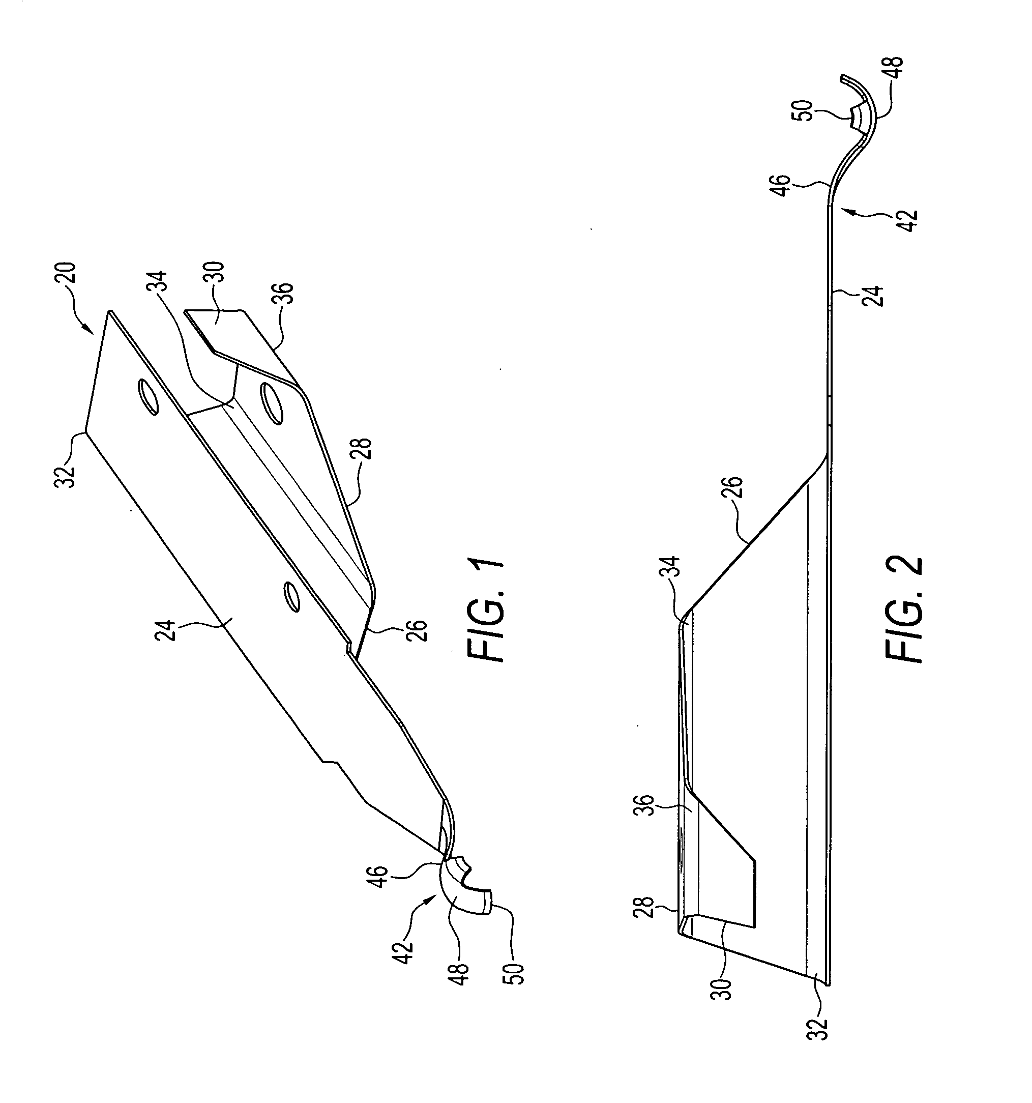 Multiple band antenna and antenna assembly