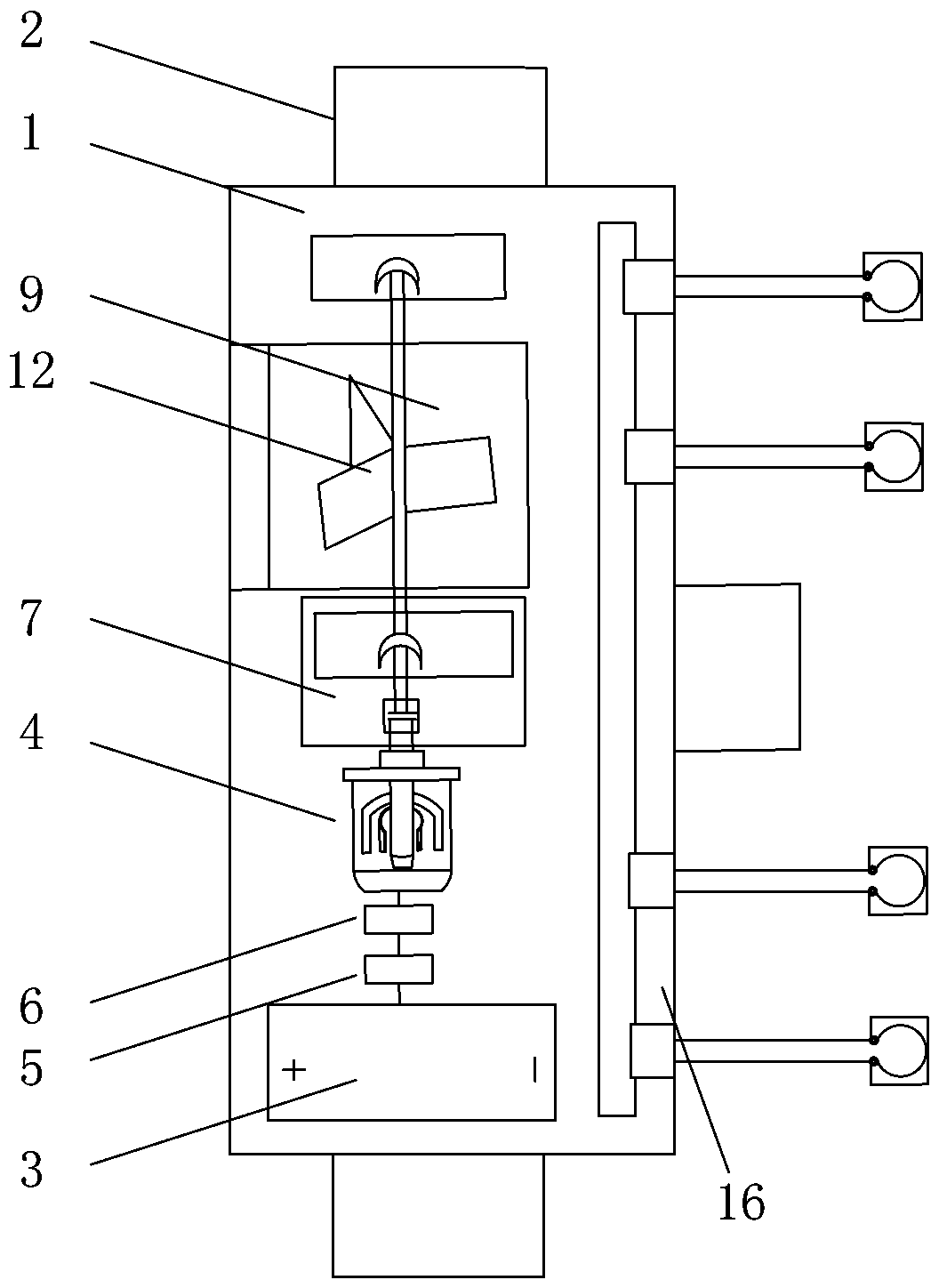 Semi-submersible ocean power generation method and device