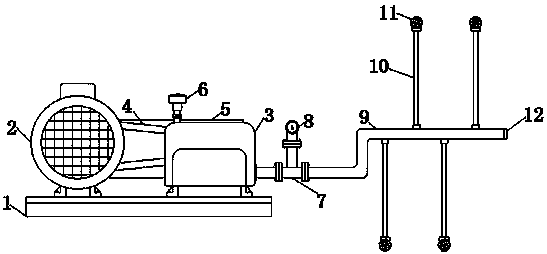 Aeration oxygenation device for river treatment