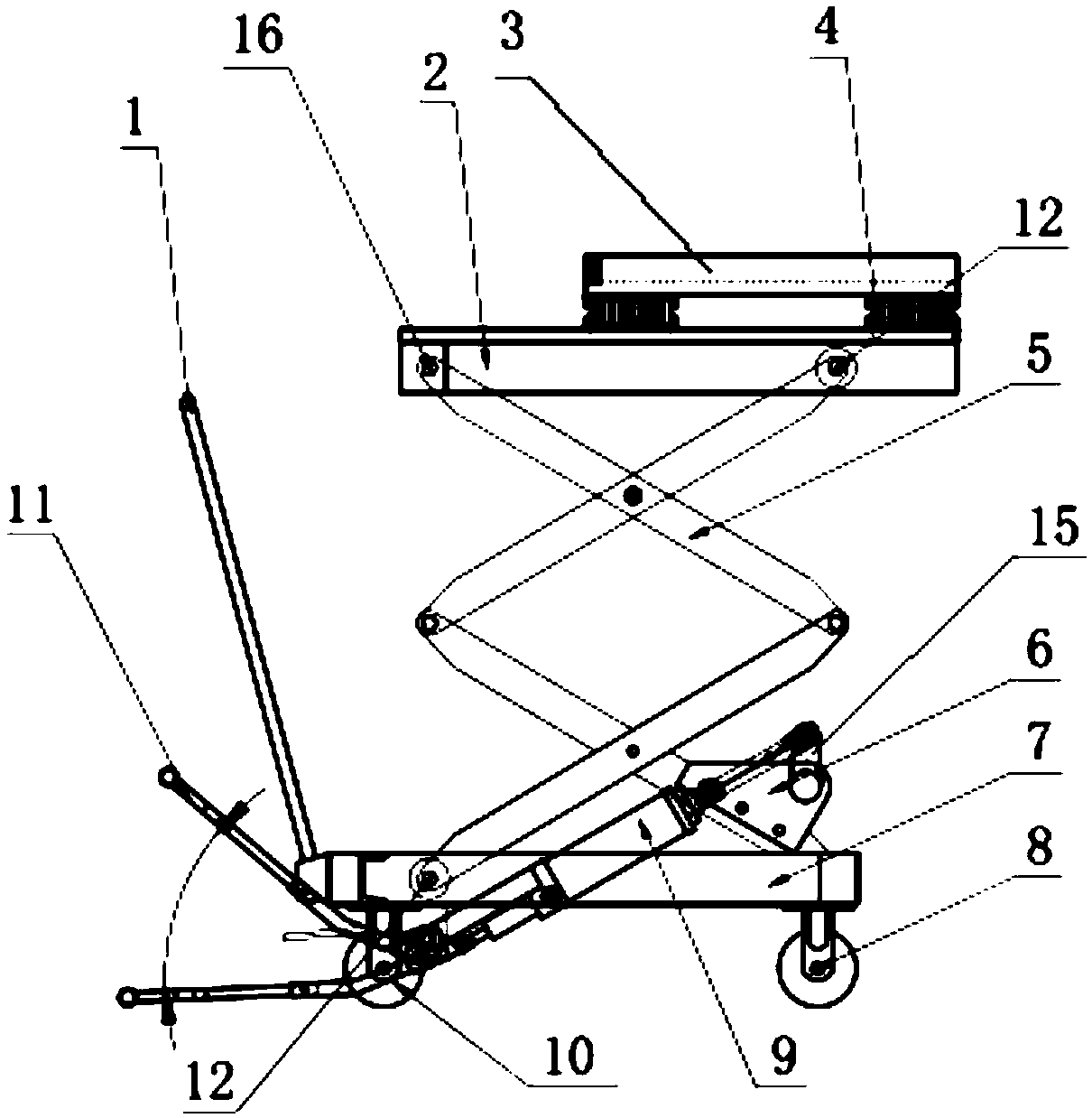 Multifunctional trolley for circuit breakers