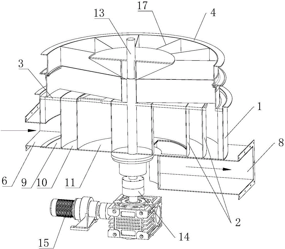 Rotary plate type gas distribution valve